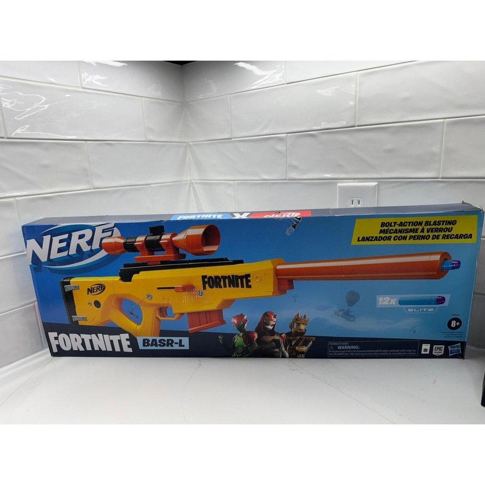 NERF Fortnite BASR-L Bolt-Action Blaster Toy Gun